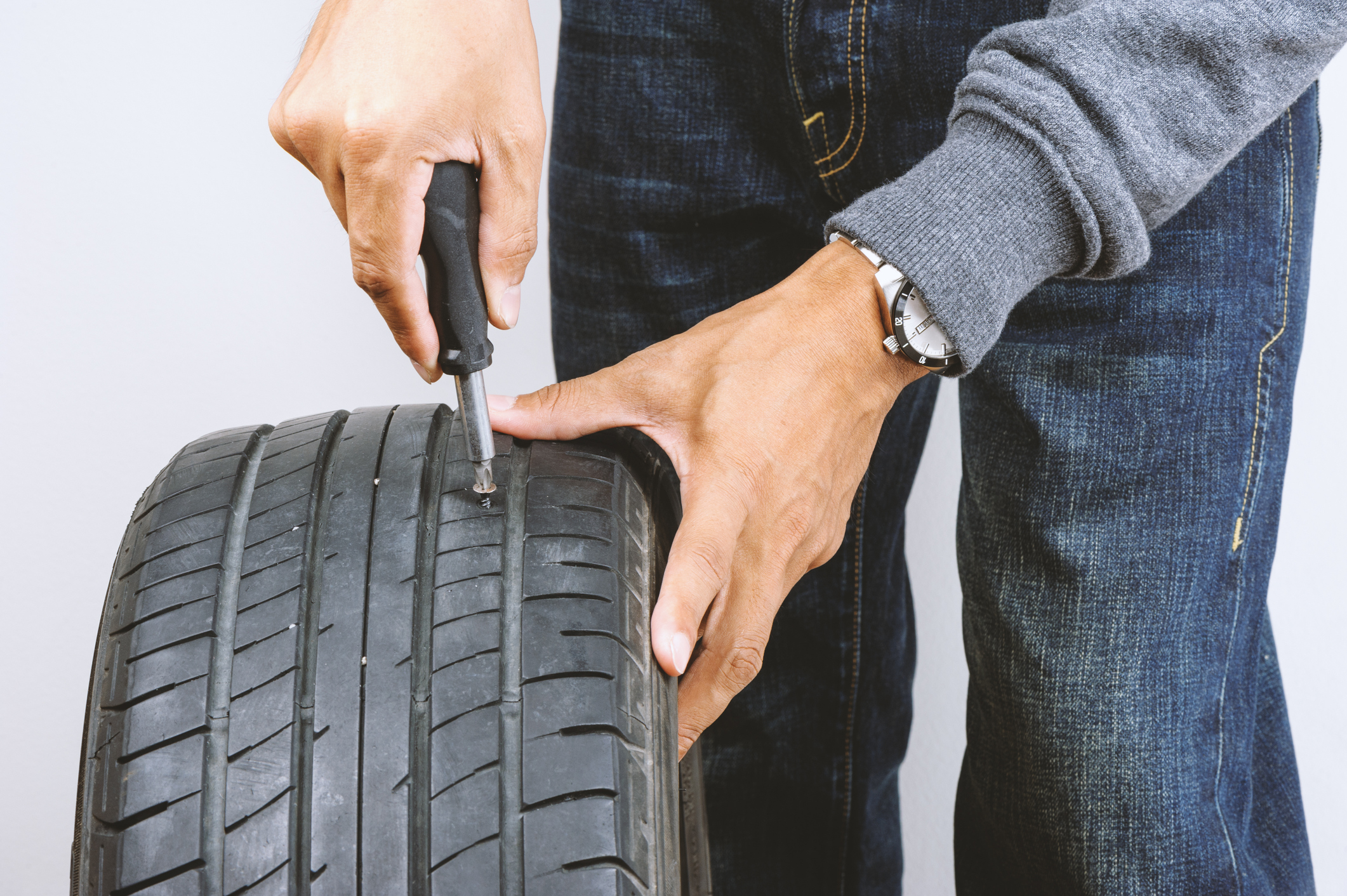 rôle mèche de pneu