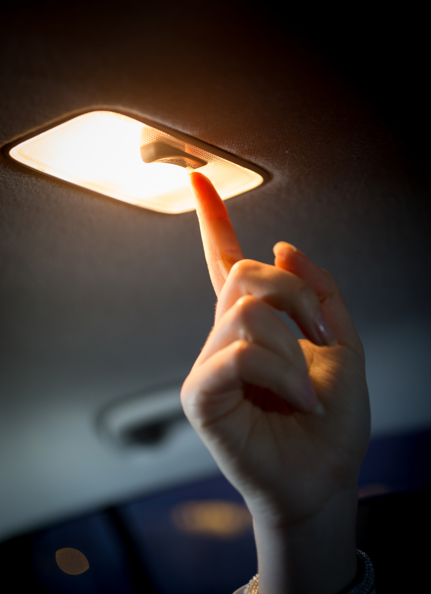 Lumières intérieures de voiture Lampe de plafond d'éclairage de