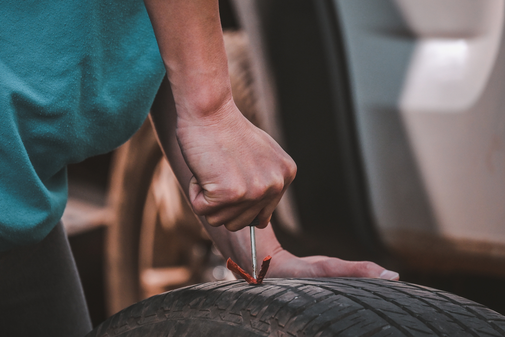 réparer pneu tubeless